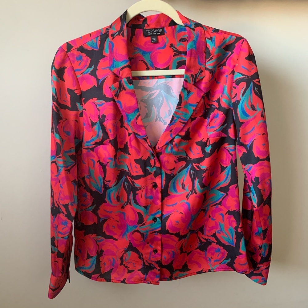 Top shop blazer top